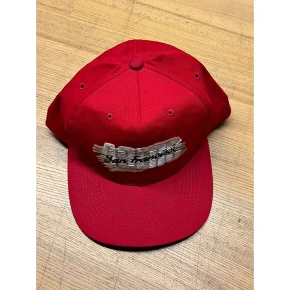 Vintage San Francisco 49ers Hat Snapback Pro Model New Era Splash Spellout - Picture 3 of 10